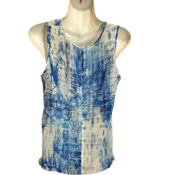 Vince Camuto sheer shell top - Picture 2 of 6